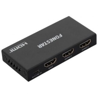 Duplicador hdmi fonestar fo-22s2ed/ 2x hdmi hembra - hdmi macho