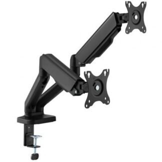 Soporte de mesa para 2 monitores fonestar smm-112pr/ giratorio/ inclinable/ hasta 9kg