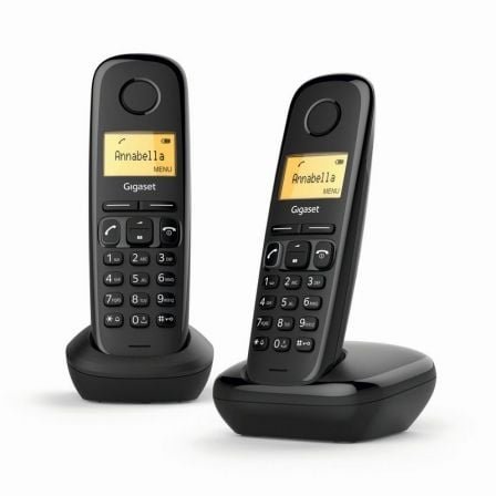 Teléfono inalámbrico gigaset a170/ pack duo/ negro - Imagen 2