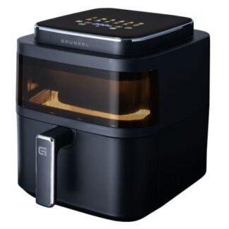 Freidora por aire airfryer / sin aceite grunkel black light fryer/ 1400w/ capacidad 6l
