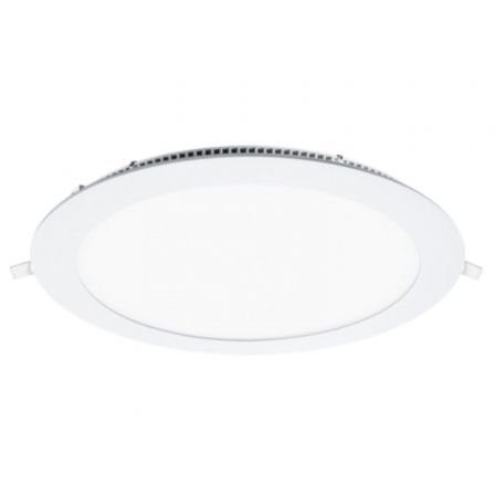 Downlight iglux ls-102118-fb v2/ circular/ ø220 x 19mm/ potencia 18w/ 1700 lúmenes/ 6000ºk/ blanco