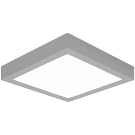 Downlight iglux sup-102413-fs/ cuadrado/ ø170x170x35mm/ potencia 13w/ 1020 lúmenes/ 3000ºk/ plata