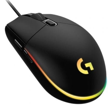 Ratón gaming logitech g102 lightsync/ hasta 8000 dpi/ negro - Imagen 3