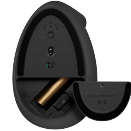 Ratón vertical inalámbrico por bluetooth/ 2.4ghz logitech lift vertical ergonomic mouse business/ hasta 4000 dpi/ grafito - Imagen 5