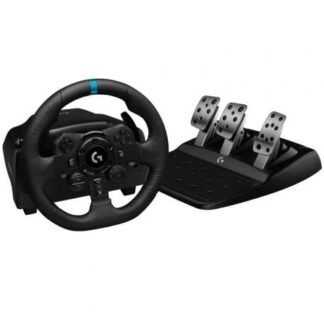 Volante con pedales logitech g923 trueforce para playstation ps5/ pc