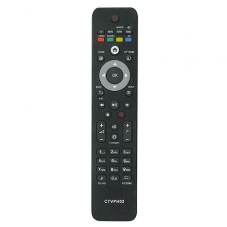 Mando para tv ctvph03 compatible con philips
