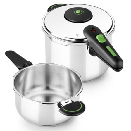 Pack 2 ollas a presión monix presto m911005/ 4+6l/ aptas para inducción