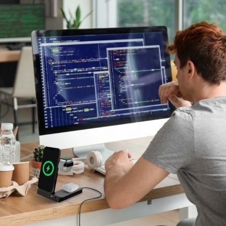 Cargador inalámbrico muvit mcwir0011/ 1xusb tipo-c/ 1xusb/ 20w - Imagen 4