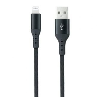 Cable usb 2.0 lightning nanocable 10.10.0401-cobk/ usb macho - lightning macho/ 1m/ negro