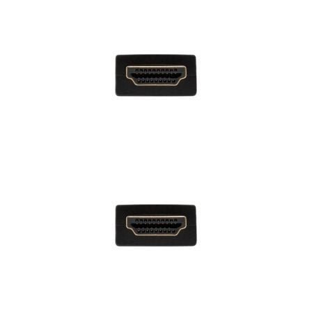 Cable hdmi 1.3b nanocable 10.15.0301/ hdmi macho - hdmi macho/ 1m/ negro - Imagen 3