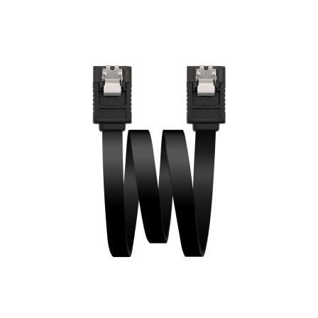 Cable sata iii nanocable 10.18.1001-bk/ 50cm/ negro - Imagen 2