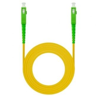 Cable de fibra óptica g657a2 nanocable 10.20.0015/ lszh/ 15m/ amarillo