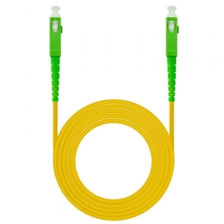 Cable de fibra óptica g657a2 nanocable 10.20.0015/ lszh/ 15m/ amarillo