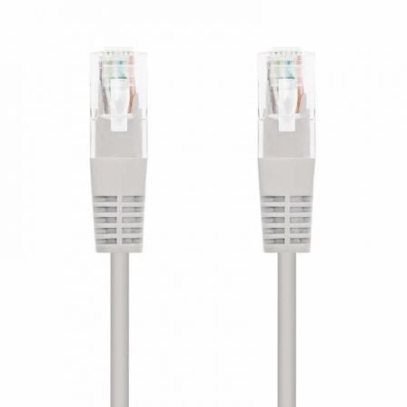 Cable de red rj45 utp nanocable 10.20.0400-l25 cat.6/ 25cm/ gris