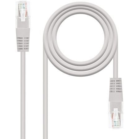 Cable de red rj45 utp nanocable 10.20.0407 cat.6/ 7m/ gris - Imagen 2