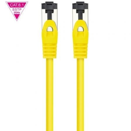 Cable de red rj45 sstp nanocable 10.20.2002-y cat.8.1/ 2m/ amarillo - Imagen 2