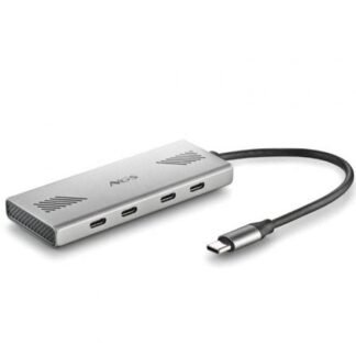 Hub usb tipo-c ngs wonder4-c/ 4xusb tipo-c/ gris