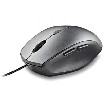 Ratón ergonómico ngs moth gray/ hasta 1600 dpi/ gris - Imagen 3
