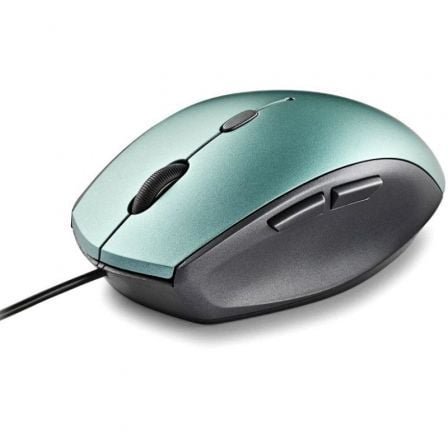 Ratón ergonómico ngs moth ice/ hasta 1600 dpi/ verde hielo - Imagen 2