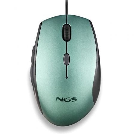 Ratón ergonómico ngs moth ice/ hasta 1600 dpi/ verde hielo - Imagen 3
