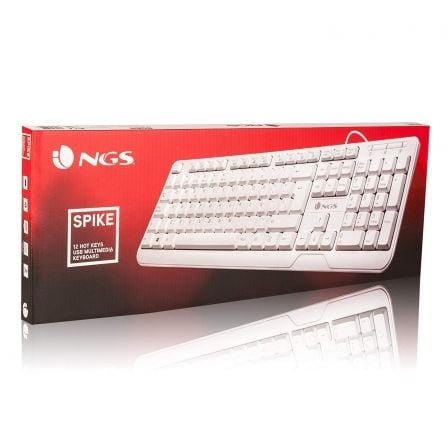Teclado ngs spike/ blanco - Imagen 3