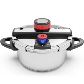 Olla a presión orbegozo hp 4200/ 4l/ acero inoxidable/ apta para inducción