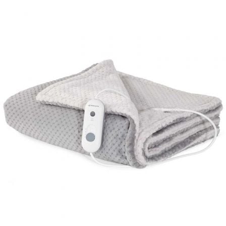 Manta eléctrica Orbegozo mAh 2050/ gris y blanca