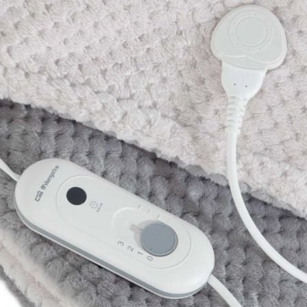 Manta eléctrica Orbegozo mAh 2050/ gris y blanca - Imagen 5