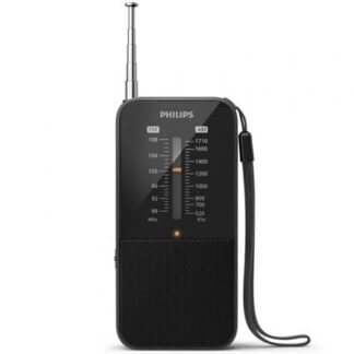 Radio portátil philips tar1509/ negra