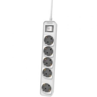 Regleta con interruptor philips chp2154w/12/ 5 tomas de corriente/ cable 1.5m/ blanco