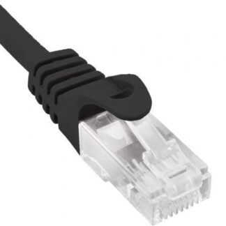 Cable de red rj45 utp phasak phk 1725 cat.6/ 25m/ negro