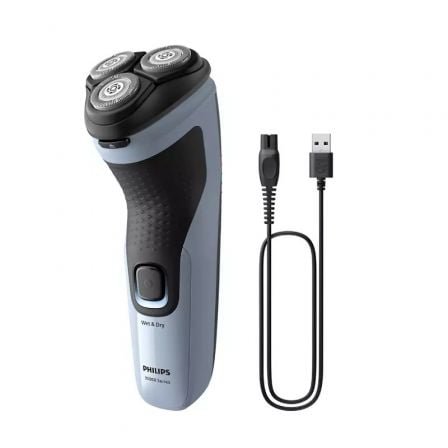 Afeitadora philips shaver series 3000x x3003/00/ con batería/ 2 accesorios - Imagen 4