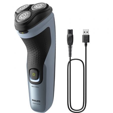 Afeitadora philips shaver series 3000x x3063/ con batería/ 2 accesorios - Imagen 3