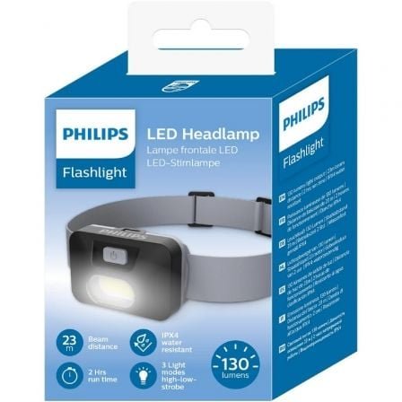 Linterna philips sfl1000h/ 130 lúmenes/ 3 pilas *aaa - Imagen 2
