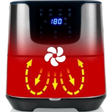 Freidora por aire airfryer / sin aceite princess deluxe digital xxl 183312/ 1700w/ capacidad 5.5l - Imagen 5