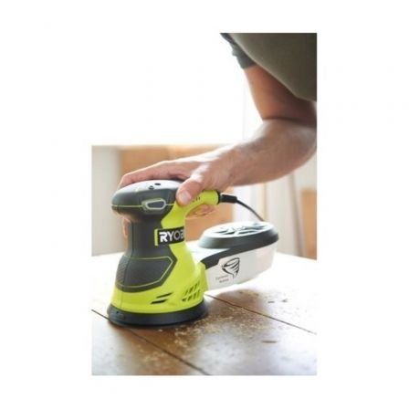 Lijadora excéntrica ryobi ros300/ 300w/ incluye 5 lijas - Imagen 2