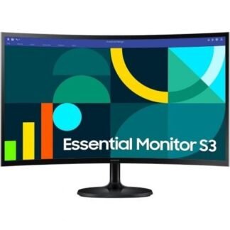 Monitor profesional curvo samsung essential monitor s3 s36gd s27d360gau/ 27"/ full hd/ negro