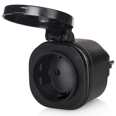Set de mini enchufes para exterior smartwares sh4-99653/ negros - Imagen 3