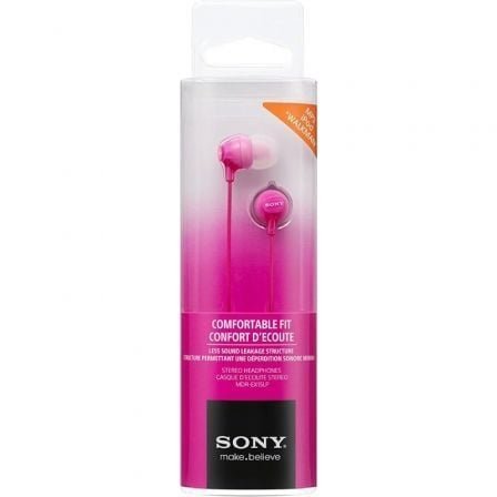 Auriculares intrauditivos sony mdrex15lpp/ jack 3.5/ rosas - Imagen 4