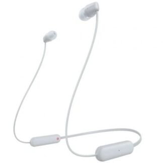 Auriculares inalámbricos intrauditivos sony wi-c100/ con micrófono/ bluetooth/ blancos