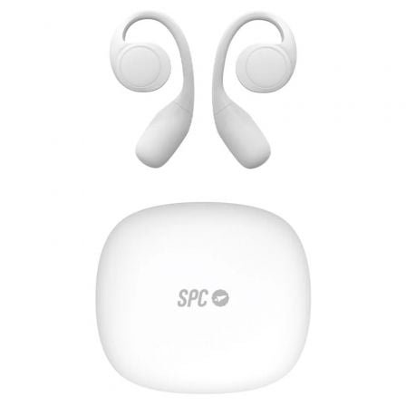 Auriculares deportivos bluetooth spc ether 2 sense con estuche de carga/ autonomía 8h/ blancos - Imagen 3