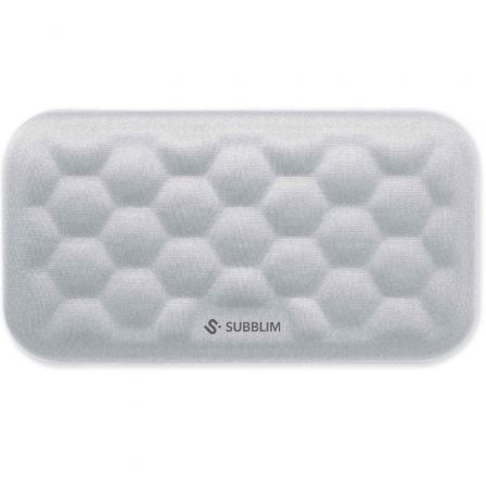 Reposamuñecas Subblim Ergo AirPadding/ Plateado