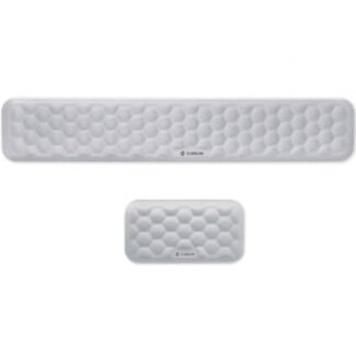 Pack de 2 reposamuñecas subblim ergo airpadding/ plateadas