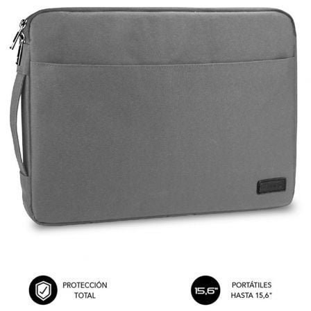 Funda subblim urban laptop sleeve para portátiles hasta 15.6"/ gris