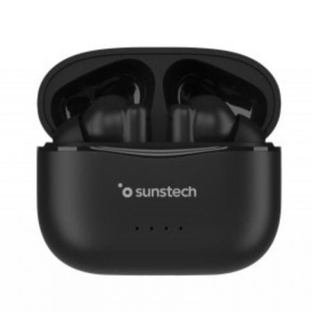 Auriculares bluetooth sunstech wavepodsbk con estuche de carga/ autonomía 4.5h/ negros - Imagen 3