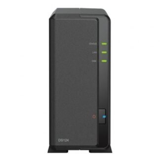 Nas synology diskstation ds124/ 1 bahía 3.5"- 2.5"/ 1gb ddr4/ formato torre