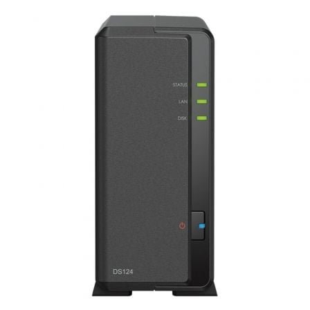Nas synology diskstation ds124/ 1 bahía 3.5"- 2.5"/ 1gb ddr4/ formato torre