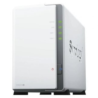 Nas synology diskstation ds223j/ 2 bahías 3.5"- 2.5"/ 1gb ddr4/ formato torre