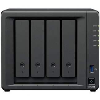 Nas synology diskstation ds425+/ 4 bahías 3.5"- 2.5"/ 2gb ddr4/ formato torre