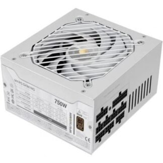Fuente de alimentación mars gaming mpb750sim/ 750w/ ventilador 14cm/ 80 plus bronze/ blanca